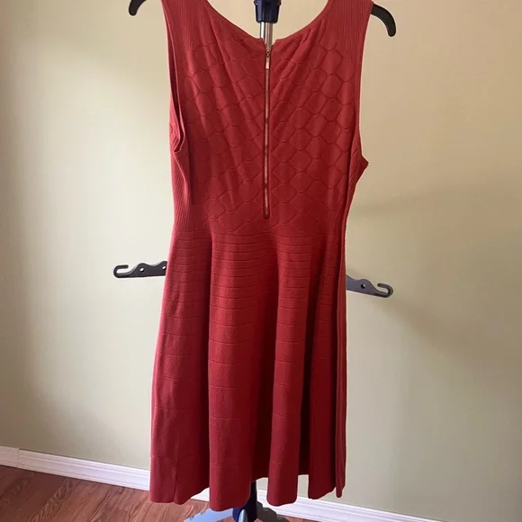 Torrid Mixed Stitch Sweater Dress with Gold Zipper - Picture 3 of 7